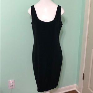 Black Tie by He-Ro Industries formal cocktail dress scoop neck LBD - size 12